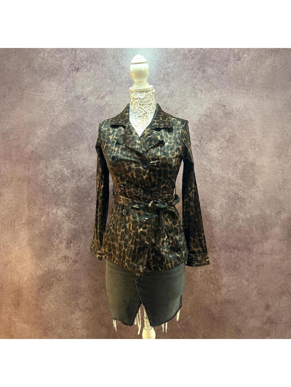 Dots Leopard Print Jacket